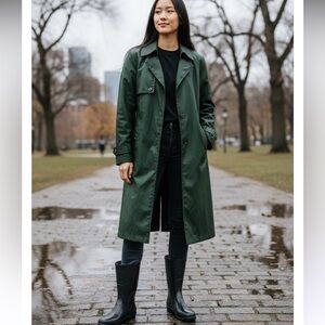 BOOTS RAIN OR SNOW CAPELLINI NY SPARKLING NAVY SIZE 10 1.5 HEELS WEATHER BOOTS